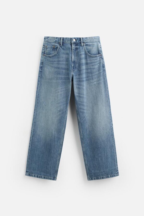 BAGGY FIT JEANS (MID-DENIM)